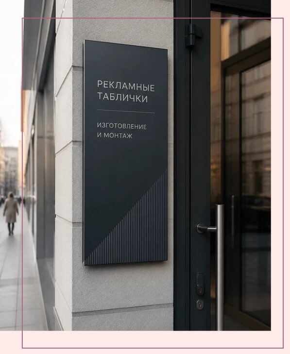 Рекламные таблички в Дюртюли по цене от 4691 р. | Аванза-Дюр